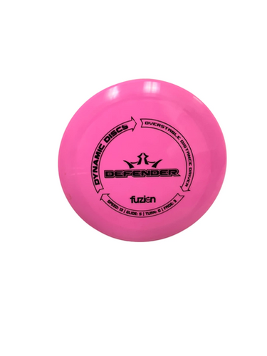 Used Dynamic Discs Bio Fuzion Defender 172g Disc Golf Driver Pink 11692-s000145418