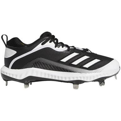New Adidas Icon 6 Bounce Metal Mens 9 Baseball Cleats Black And White 11692-s000146911