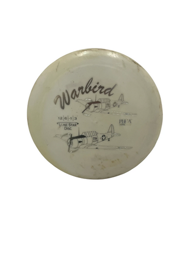 Used Lone Star Disc Warbird 170g Disc Golf Driver White 11692-s000146191