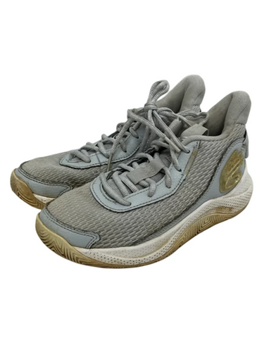 Used Under Armour 3z7 Curry Jr 3.5 Gs Basketball Shoes Grey 11692-s000147597