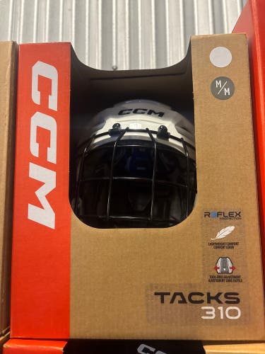 Medium CCM Tacks 310 Combo Helmet (New)