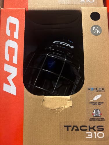 Medium CCM Tacks 310 Combo Helmet (New)