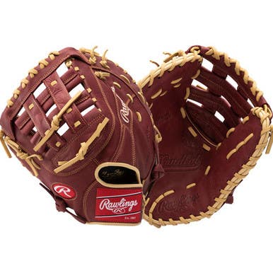 New Rawlings Sandlot Conv H Web First Base Gloves 12 1 2" 11692-rawsfm18s03