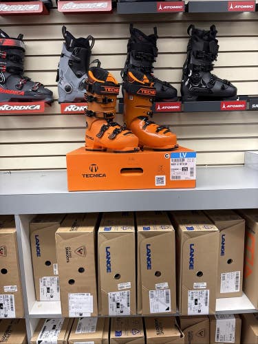 Tecnica Mach 1 LV 130 TD GW Mens Size 27.5 Ski Boots NEW 24/25