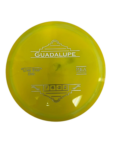 Used Lone Star Disc Bravo Guadalupe 162g Disc Golf Driver Yellow 11692-s000150746