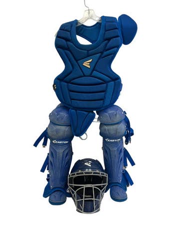 Used Easton M7 Intermediate 13-15 Catchers Set Royal Blue 11692-s000151393