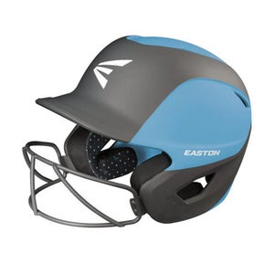 New Easton Ghost 2 Tone M L Batting Helmet W Mask Carolina Blue Grey 11692-s000151501