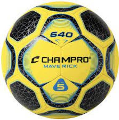 New Champro Maverick Size 4 Soccer Ball Yellow 11692-chpsb644oy