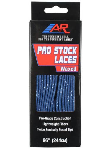 New A&r P-s Royal Blue 84" Waxed Laces 11692-aarpsrb84x
