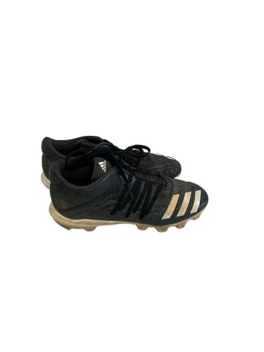 Used Adidas Afterburner 6 Jr 5.5 Black Baseball Cleats 11692-s000137256