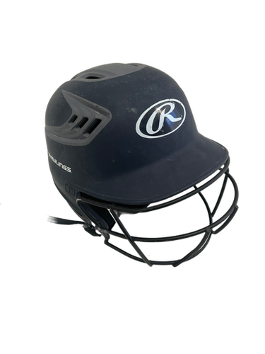 Used Rawlings R16j-r1 Os Batting Helmet W Mask 11692-s000138120