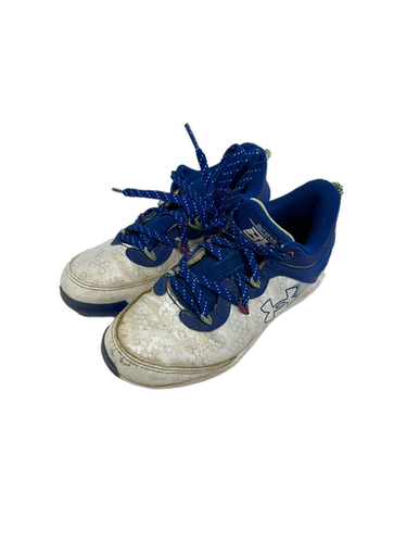 Used Under Armour Bryce Harper Jr 1 Royal Blue Baseball Cleats 11692-s000138395