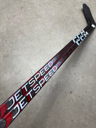 2 PACK 90 Flex P92M Senior CCM JetSpeed FT5 Pro Left Hand Hockey Stick Pro Stock NHL (New) Kurashev