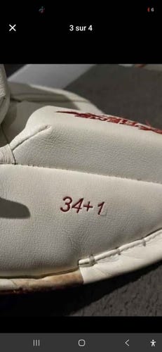 34" CCM Extreme Flex 3 Pro Goalie Leg Pads Pro Stock (Used)