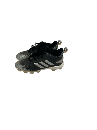 Used Adidas Icon Jr 1 Bb Sb Cleats Black And Grey 11692-s000140037