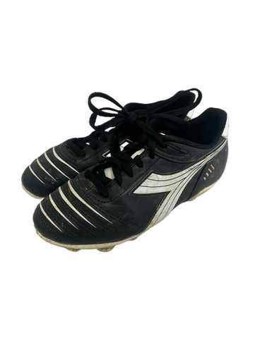 Used Diadora Jr 3.5 Soccer Cleats Black 11692-s000140154