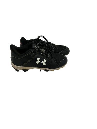 Used Under Armour Leadoff Jr 1.5 Black Baseball Cleats 11692-s000140454