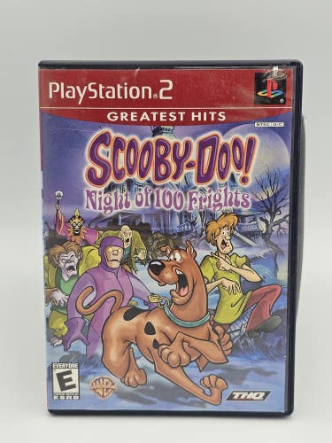 Scooby-Doo! Night of 100 Frights (Sony PlayStation 2, 2002) PS2 Complete CIB