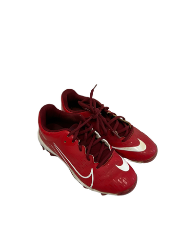 Used Nike Hyperdiamond Jr 4 Bb Sb Cleats Red 11692-s000140485