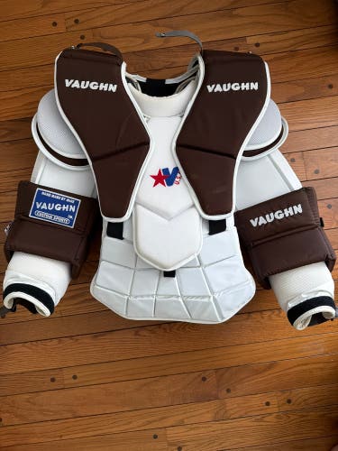Medium Vaughn Vintage Color Way Pro Spec Goalie Chest Protector Pro Stock (New)
