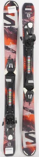 Salomon Q-Max Jr. Kids Skis with Bindings - 100 cm Used