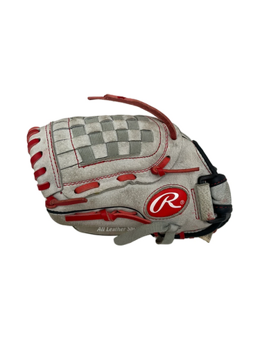 Used Rawlings Sure Catch Lh Throw Grey 10.5" Bb Sb Glove 11692-s000142765