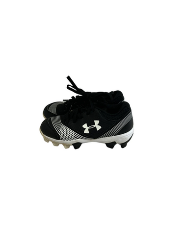 Used Under Armour Glyde Yth 10 Black Softball Cleats 11692-s000141256