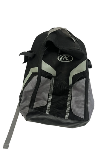 Used Rawlings Black Baseball Backpack 11692-s000142774