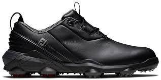 New Foot Joy Tour Alpha 55507 Mens 7.5 Wide Golf Shoes Black 11692-s000142798