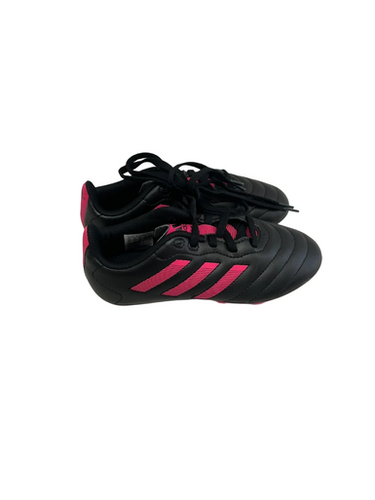 Used Adidas Goletto Youth 13 Soccer Cleats Black And Pink 11692-s000142817