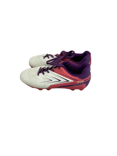 Used Dsg Speed Viper Jr 3 Pink And White Soccer Cleats 11692-s000142829