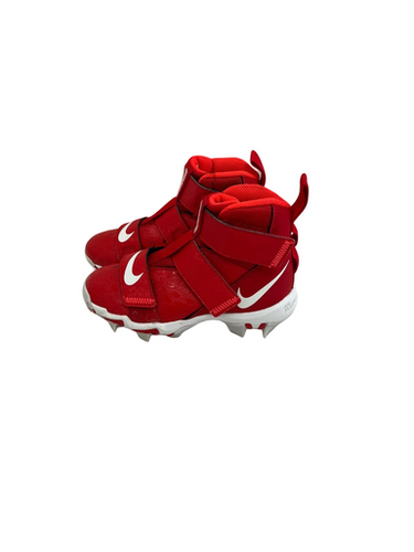 Used Nike Force Savage Shark Youth 10 Fb Cleats Red 11692-s000142918