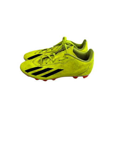Used Adidas Crazyfast Jr 4.5 Soccer Cleats Yellow 11692-s000142948