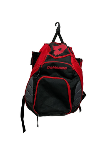 Used Demarini Voodoo Black And Red Baseball Players Backpack 11692-s000143006