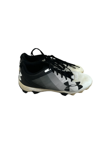 Used Under Armour Leadoff Mens 9.5 Black Baseball Cleats 11692-s000143049