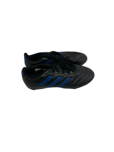Used Adidas Goletto Jr 2 Soccer Cleats Black And Navy Blue 11692-s000143087