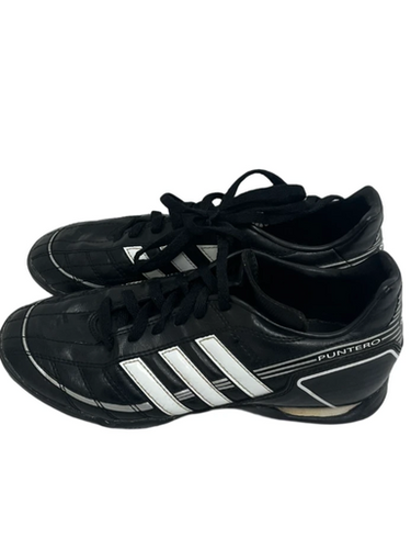 Used Adidas Puntero Jr 4 Soccer Turf Shoes Black 11692-s000144499