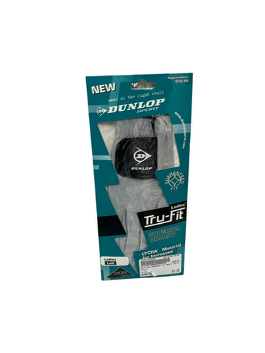 Used Dunlop Womens Md Lh Grey Golf Glove 11692-s000144696