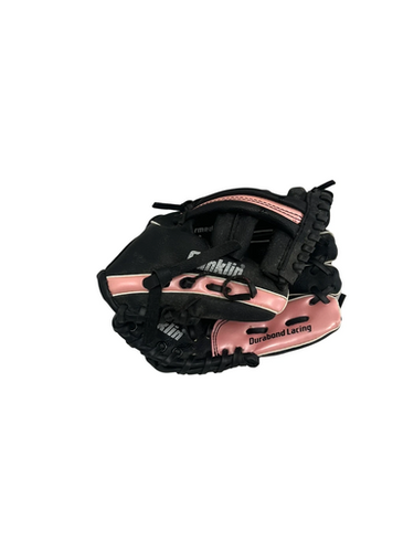Used Franklin Rtp 9.5" Black And Pink T Ball Glove 11692-s000144772