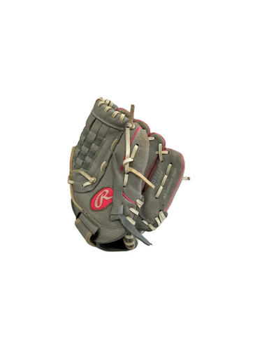 Used Rawlings Sure Catch Grey 10.5" Rh Throw Fastpitch Softball Glove 11692-s000144105