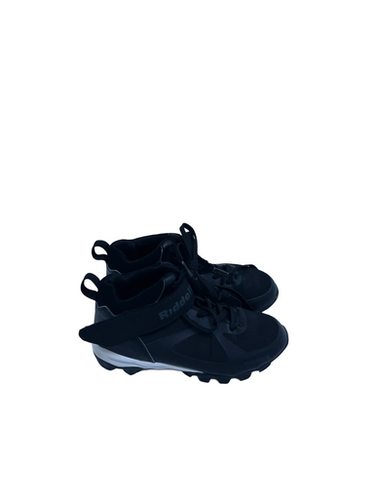 Used Riddell Youth 12 Fb Cleats Black 11692-s000144128