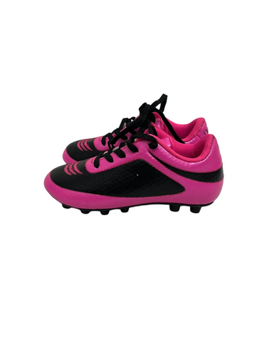 Used Vizari Yth 8 Black And Pink Soccer Cleats 11692-s000144189