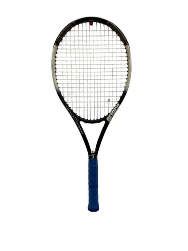 Used Prince Triple Threat Adult 4" Grip Adult Tennis Racquet Black W Bag 11692-s000144334