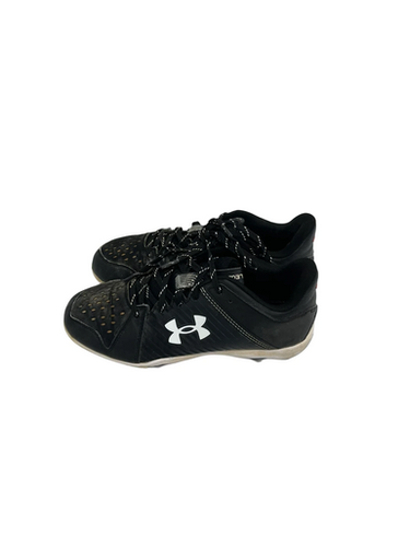 Used Under Armour Leadoff Jr 5.5 Bb Sb Cleats Black 11692-s000144352