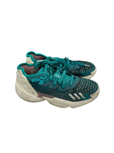 Used Adidas D.o.n Issue 4 Mens 8 Turquoise Basketball Shoes 11692-s000144387