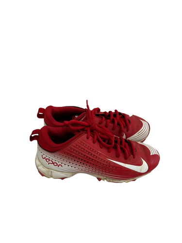 Used Nike Vapor Keystone Jr 2 Red And White Baseball Cleats 11692-s000144401