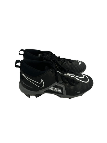 Used Nike Alpha Menace Shark Jr 6 Fb Cleats Black 11692-s000144907