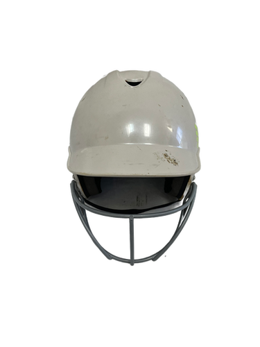 Used Adidas Adjustable Batting Helmet W Mask White One Size 11692-s000138662