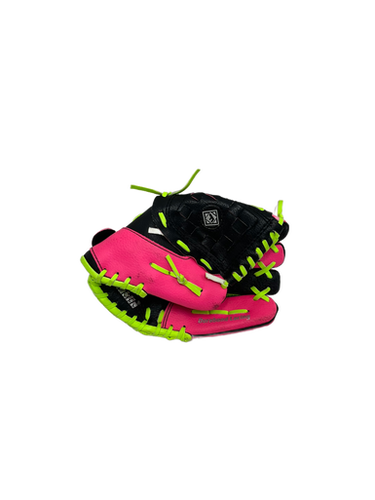 Used Franklin 22852 9" Bb Sb Glove T-ball Black And Pink 11692-s000138840
