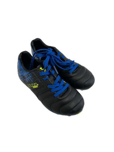 Used Brava Youth 10 Soccer Cleats Black And Royal Blue 11692-s000139072